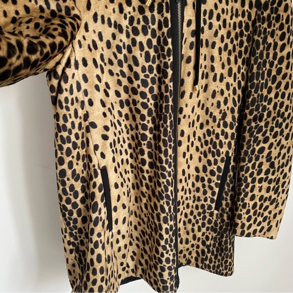 Zara Cheetah Coat with Hood - Picture 6 of 7